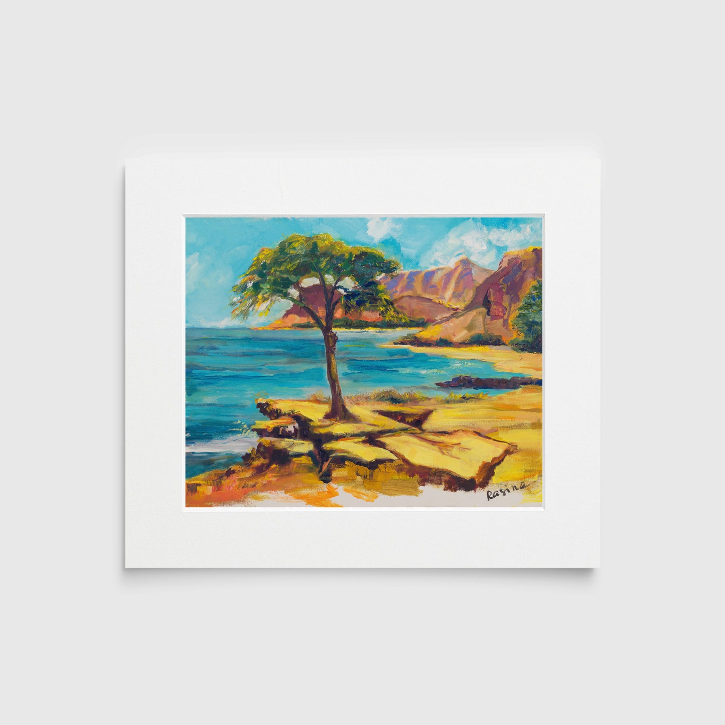 Tropical Tranquility - Hawaii seascape - Oil painting original