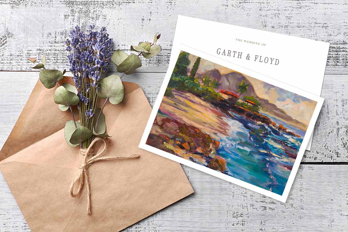 Three Tables Beach & Kalahopele Gulch - Postcard 4" x 6" - Pupukea - North Shore - Oahu - Hawaii