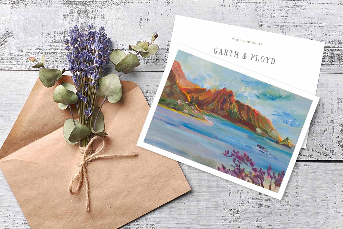 Pu'ukauai Mountain & He'eia Kea Boat Harbor - Postcard 4" x 6" - Kaneohe - Oahu - Hawaii