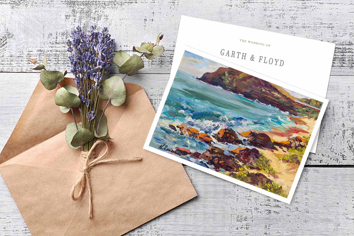 Makapuu Lighthouse & Cliff from the Beach Park - Postcard 4" x 6" - Windward & Waimanalo - Oahu - Hawaii