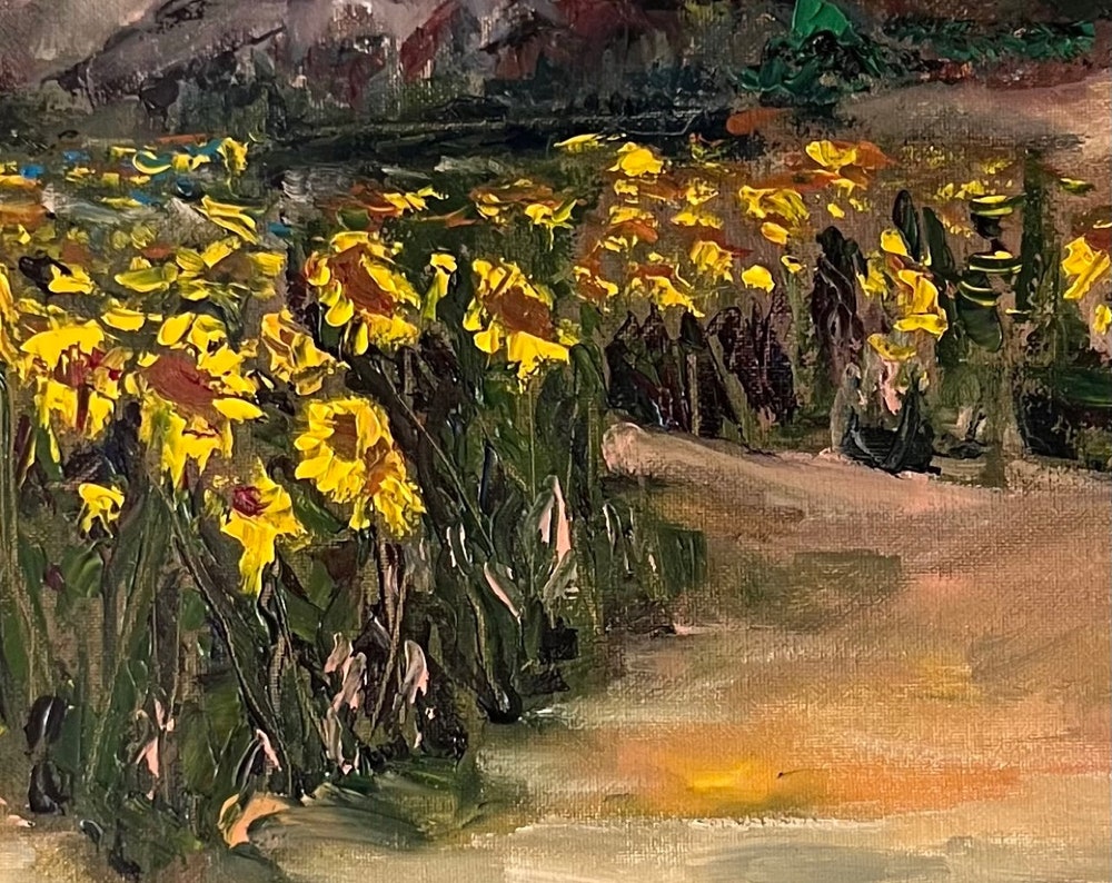 Sunflower Symphony - Oil Painting - Wall Art Décor
