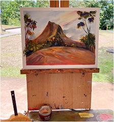 Painting in progress