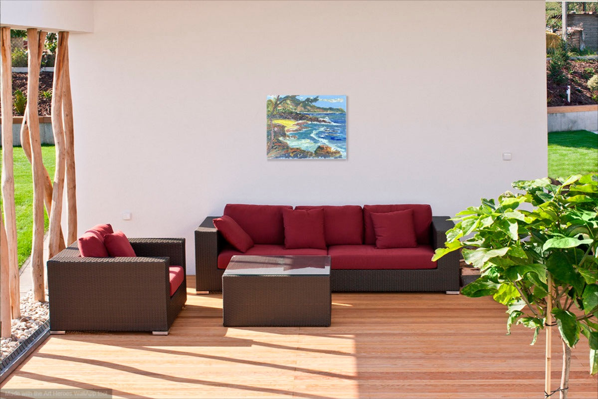 Three Tables beach in Pupukea - Hawaiian landscape - Tropical wall art décor