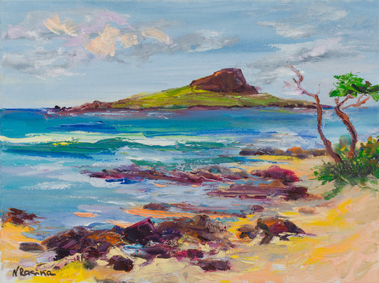 Echoes of Oahu - Original Oil Painting - Hawaiian Coastal Landscape