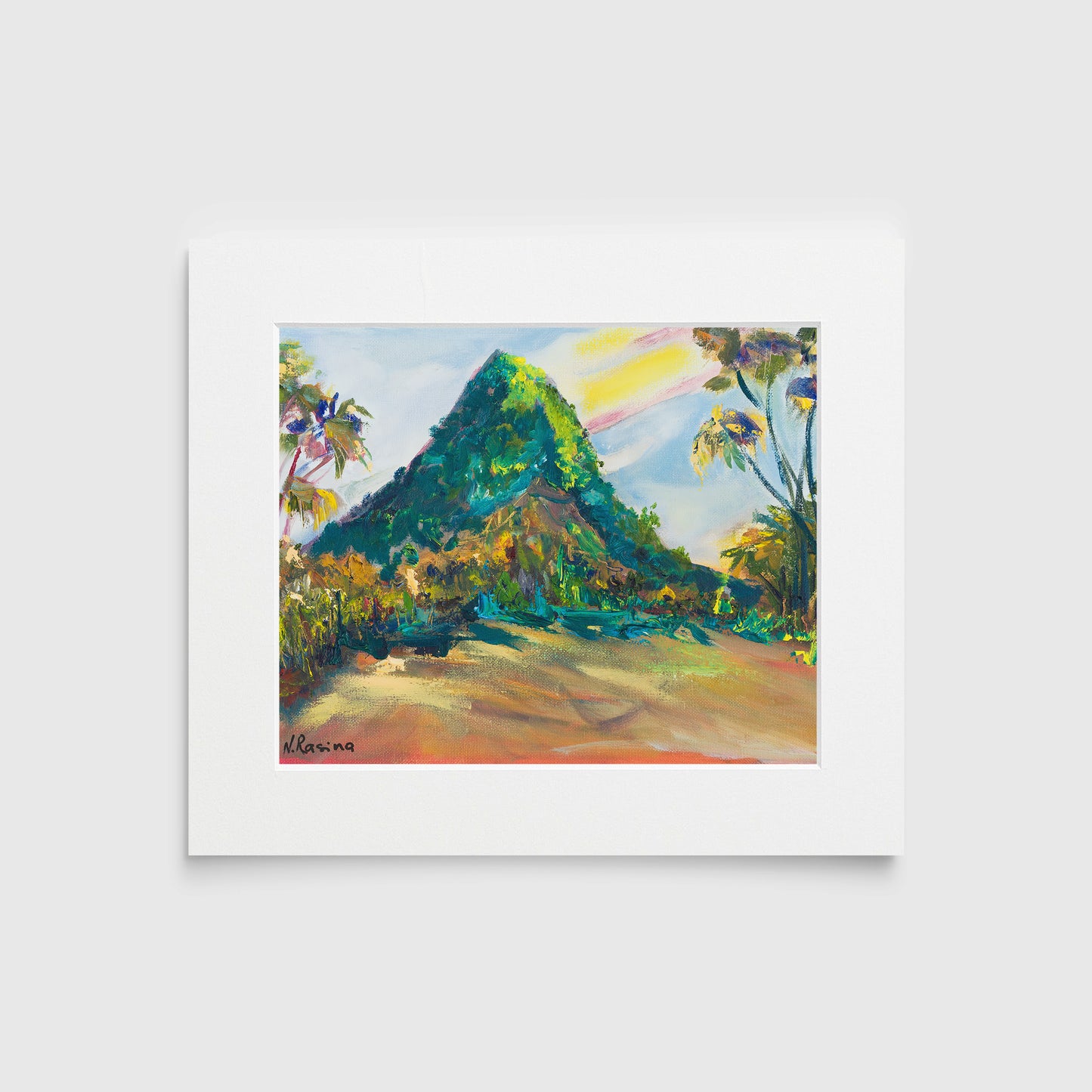 Mount Olomana - Kailua Collection - Oil painting original on canvas