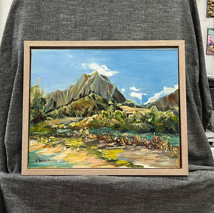 Hawaiian Mountain  - Hawaiian Landscape  - Oil painting on canvas