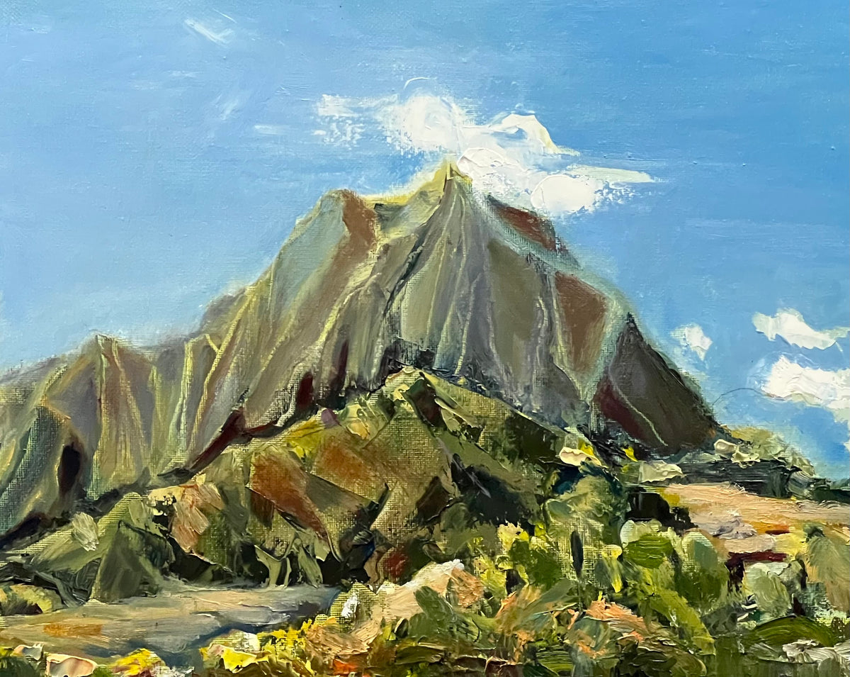 Hawaiian Mountain  - Hawaiian Landscape  - Oil painting on canvas