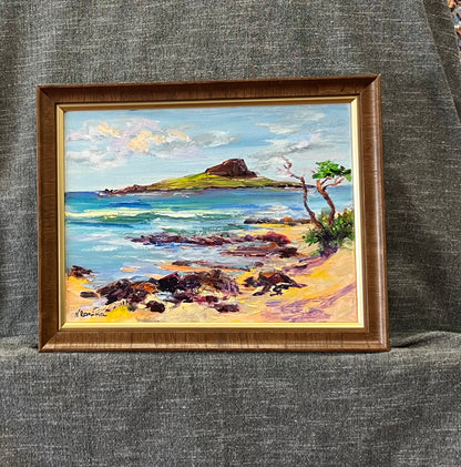 Echoes of Oahu - Original Oil Painting - Hawaiian Coastal Landscape