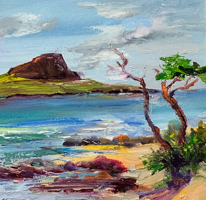 Echoes of Oahu - Original Oil Painting - Hawaiian Coastal Landscape