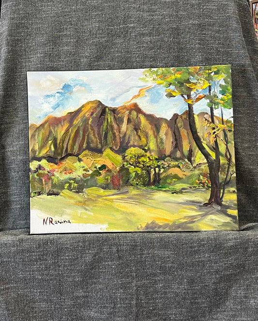 Mountain Reflections -  Botanical Garden Collection - Oil Painting on canvas