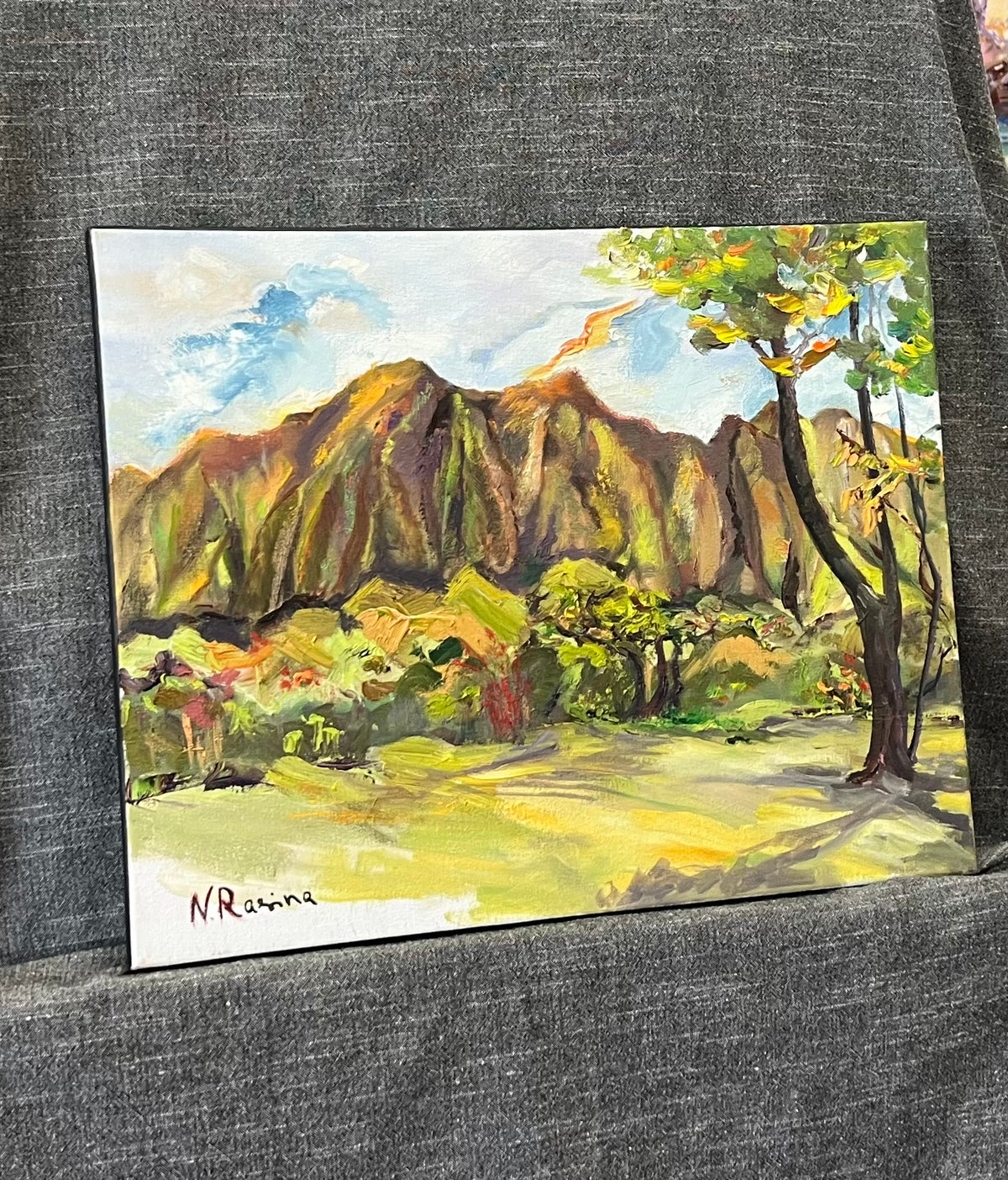 Mountain Reflections -  Botanical Garden Collection - Oil Painting on canvas