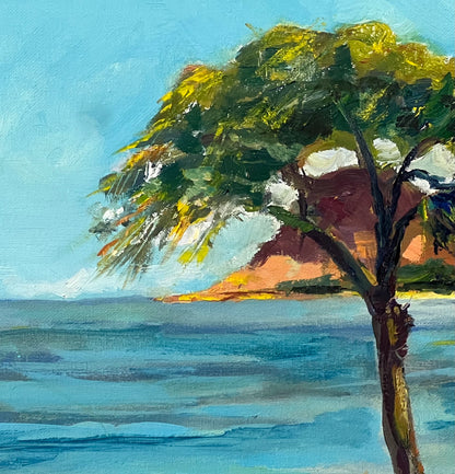 Tropical Tranquility - Hawaii seascape  - Oil painting original