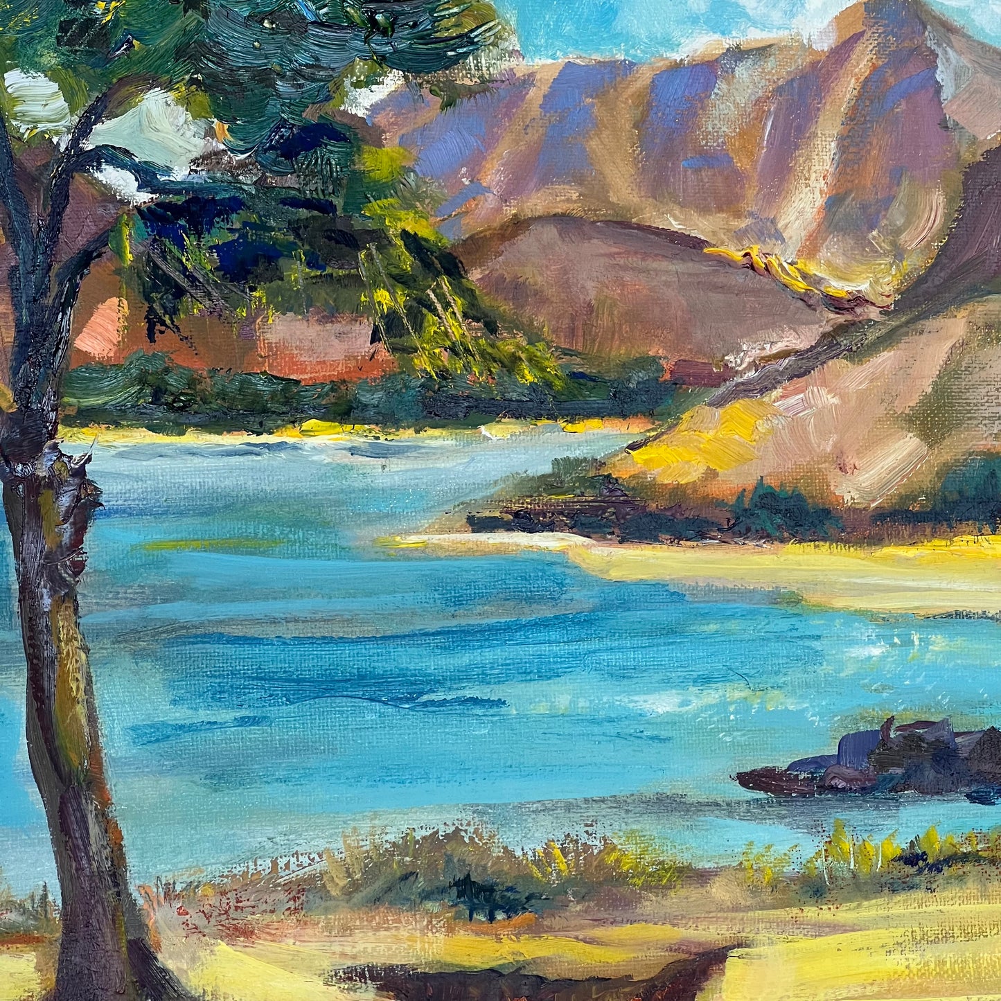 Tropical Tranquility - Hawaii seascape  - Oil painting original