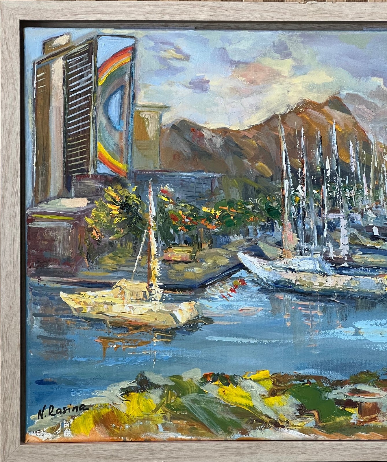 Rainbow Dreams - Diamond Head Collection - Oil Painting on a Canvas