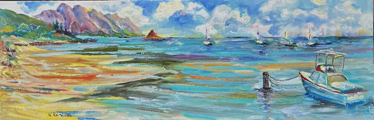 Harbor Dreams - Kaneohe Collection - Oil Paintings on Hawaiian landscapes