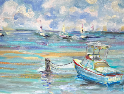 Harbor Dreams - Kaneohe Collection - Oil Paintings on Hawaiian landscapes