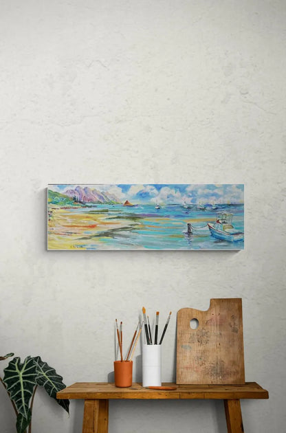 Harbor Dreams - Kaneohe Collection - Oil Paintings on Hawaiian landscapes